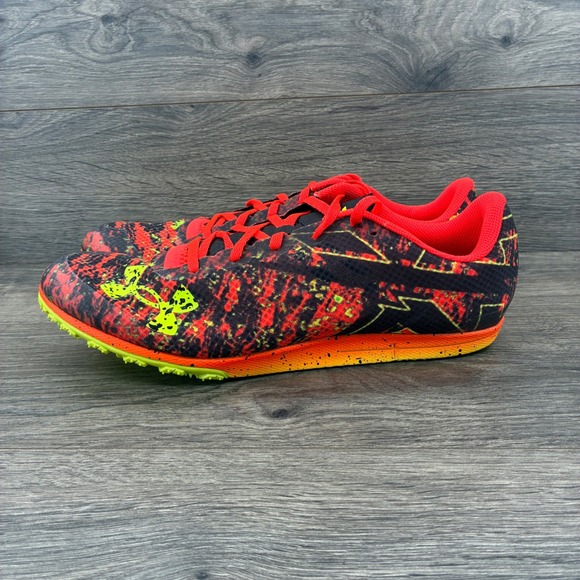 Under Armour XC MD Spike Track Shoes Multicolor Mens Size 12 Cross Country - Picture 1 of 10